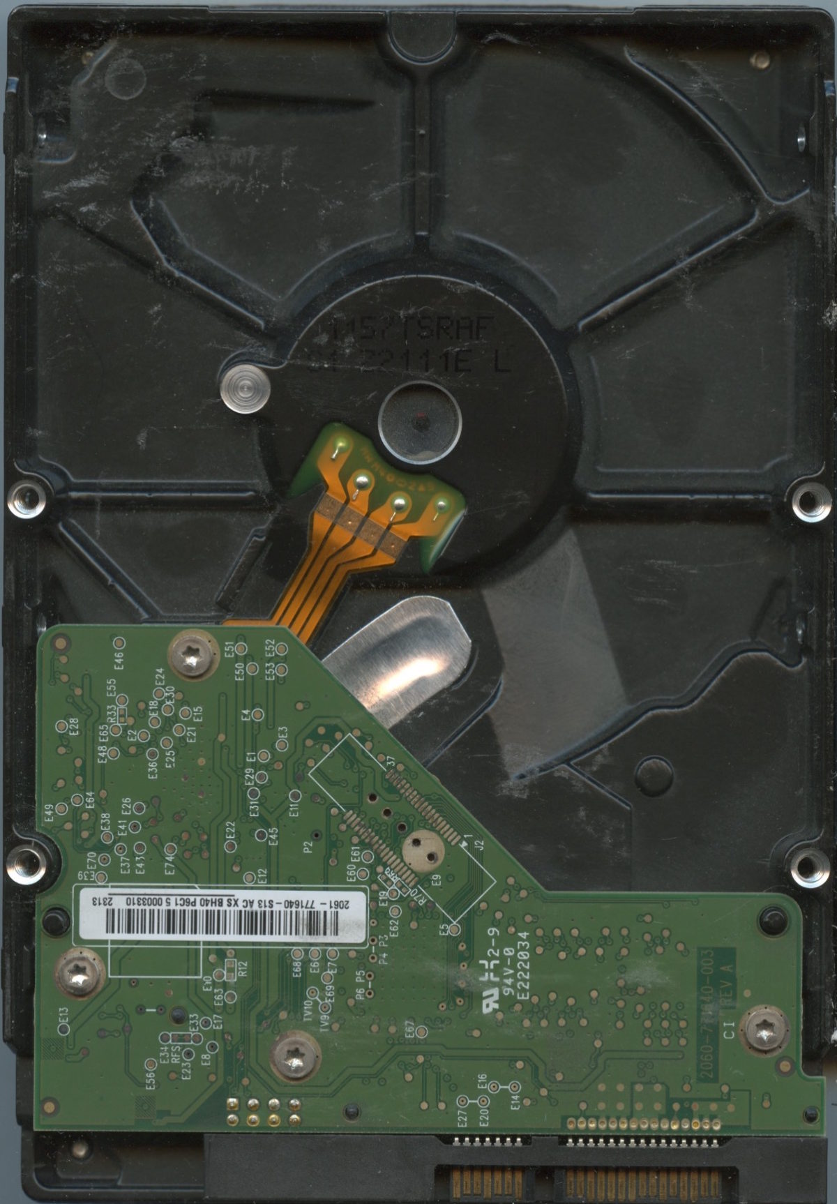 WD2500AAKX WMAYV 02:12 WESTERN DIGITAL 250GB PCB