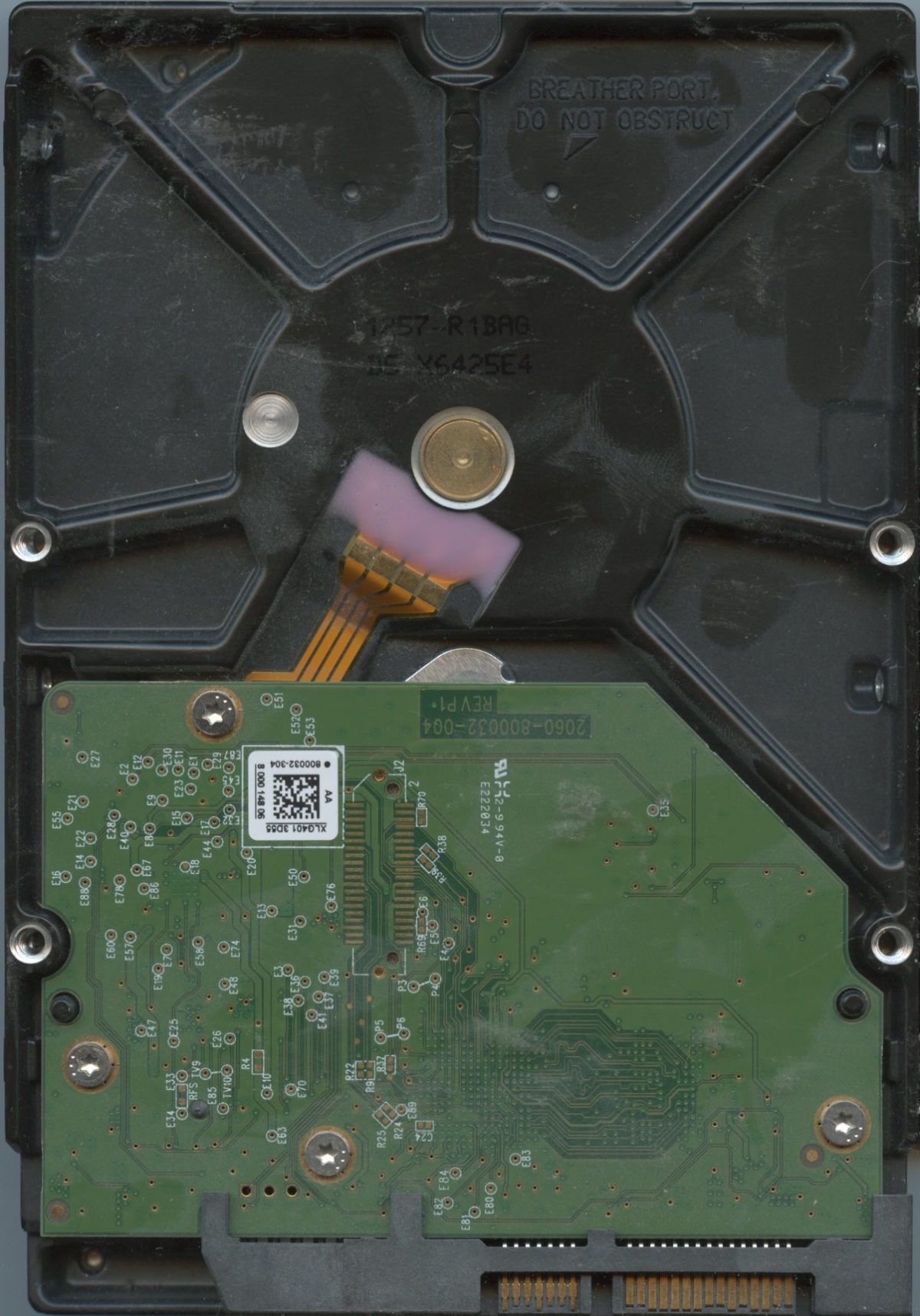 WD2003FZEX WMC6N 06:16 WESTERN DIGITAL 2TB PCB