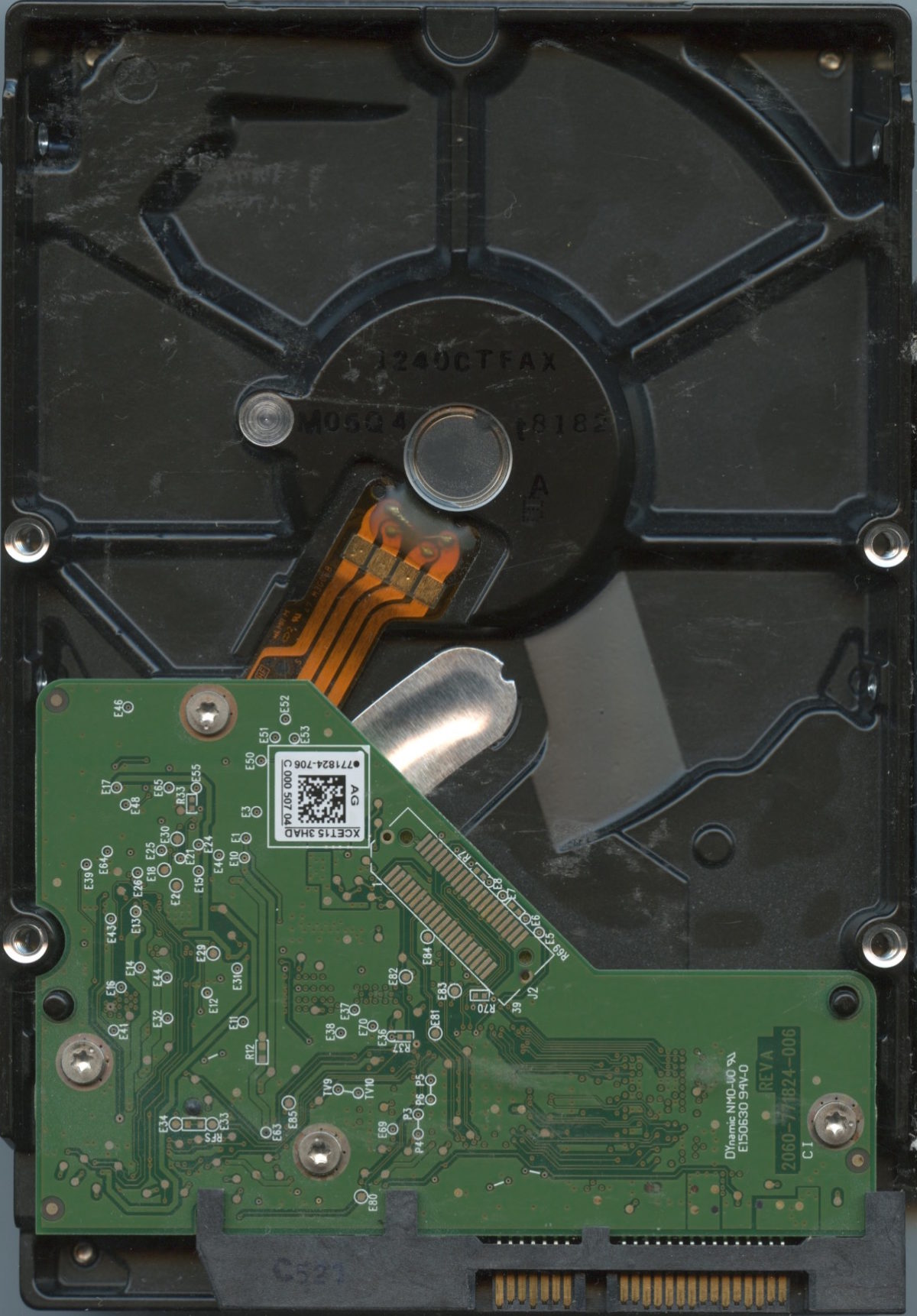 WD10EZEX WCC1S 08:13 WESTERN DIGITAL 1TB PCB