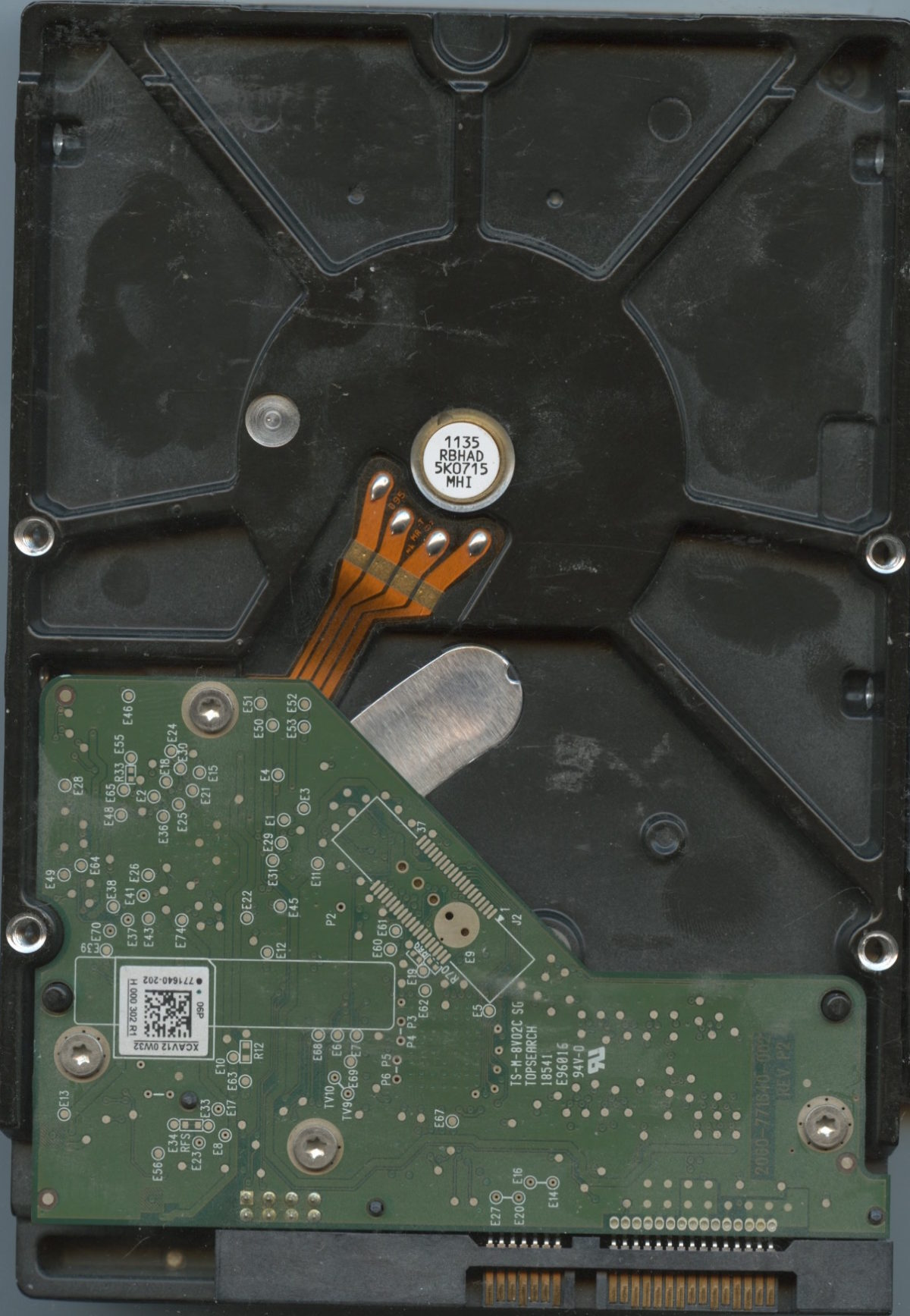 WD1001FALS WCATR 07:10 WESTERN DIGITAL 1TB PCB