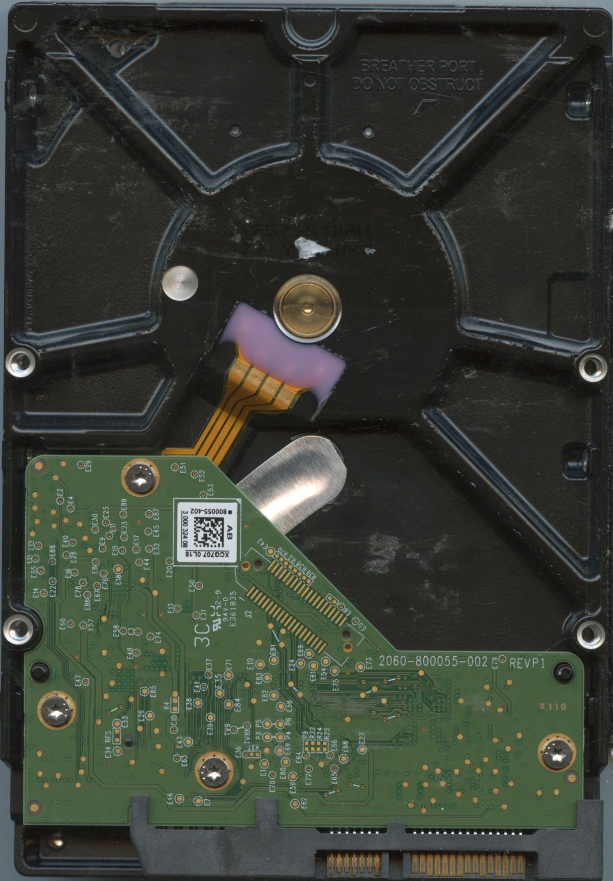 WD40EZRZ WCC7K 12:17 WESTERN DIGITAL 4TB PCB