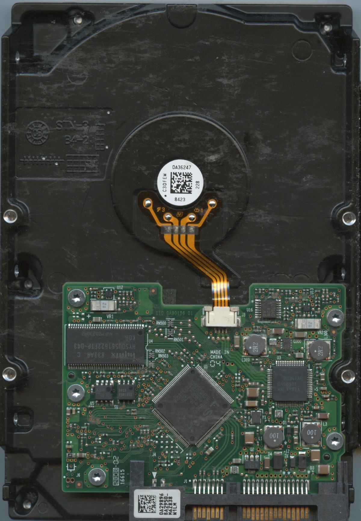 HDE721010SLA330 0A38028 BA3013 1TB HDD PCB